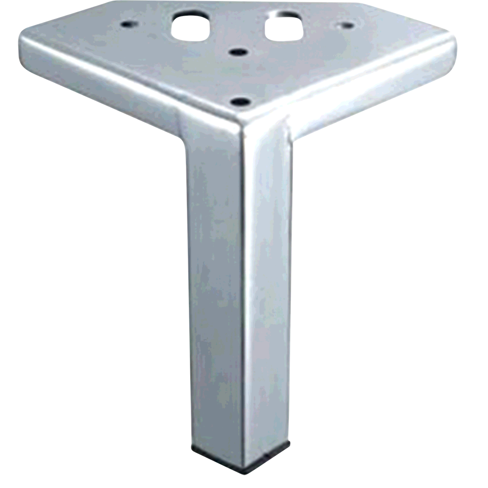 Chrome 5" Square Corner Leg & Furniture Components Designs