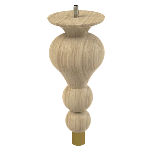 Country French Bun Feet Mini/Tall w/Hanger Bolt & Furniture