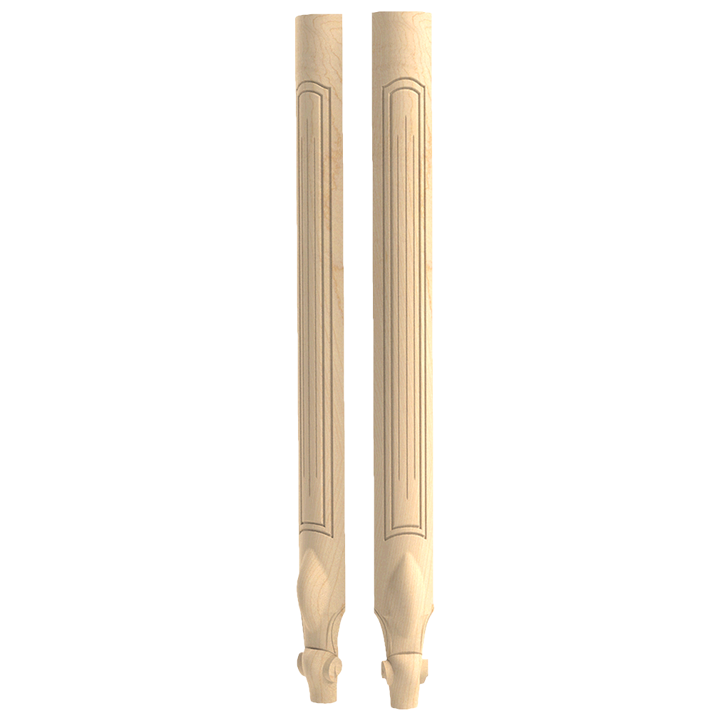 French Corner Leg Fluted & Furniture Components Designs