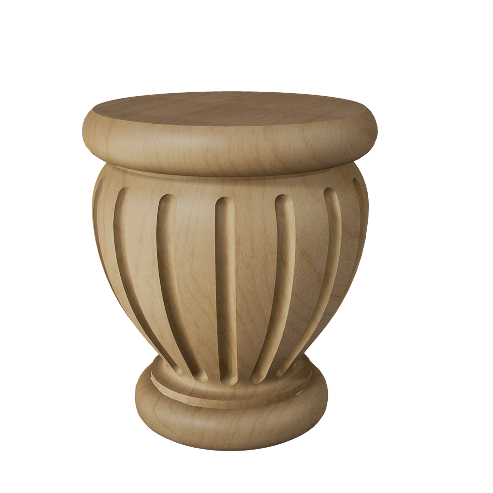 Lille Bun Foot Fluted & Furniture Components Designs of