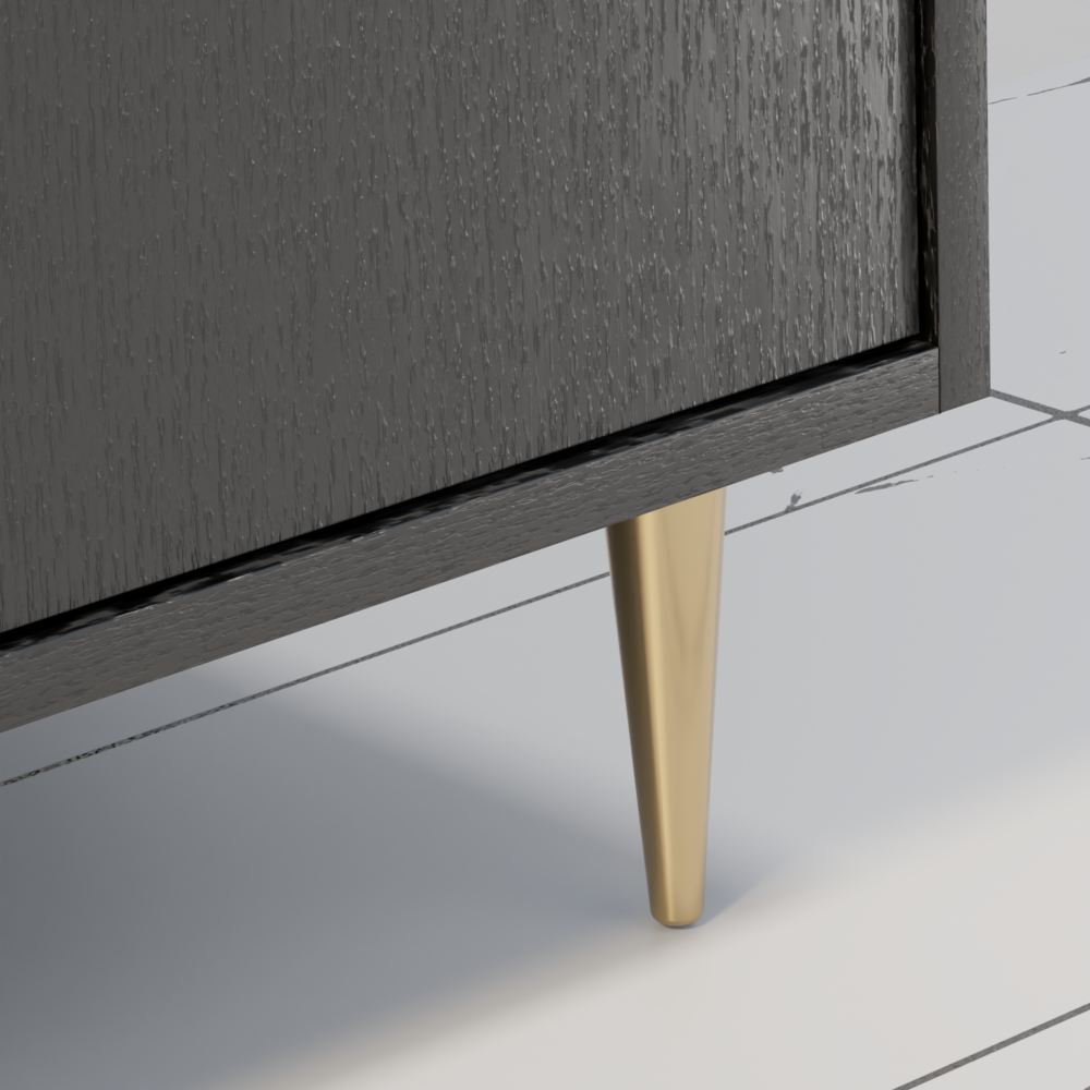 Designs of Distinction solid brass devon furniture leg