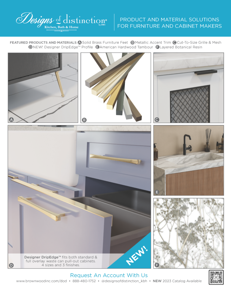 Designs of Distinction CMA PROfiles Product and Material Solitions for Furniture and Cabinet Makers