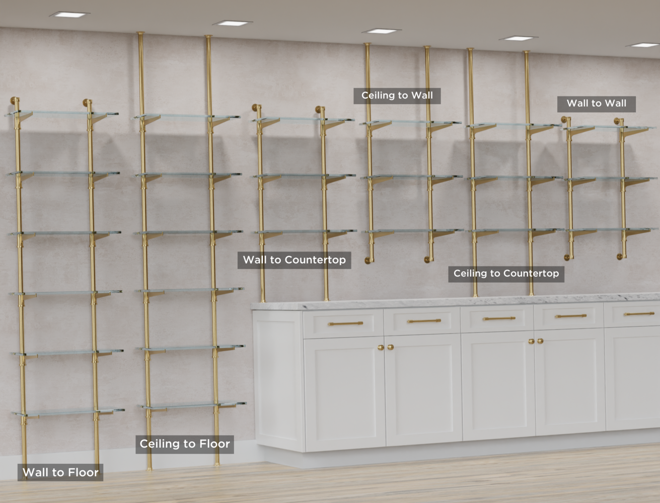 Custom Bistro Shelving & Furniture Components Designs of