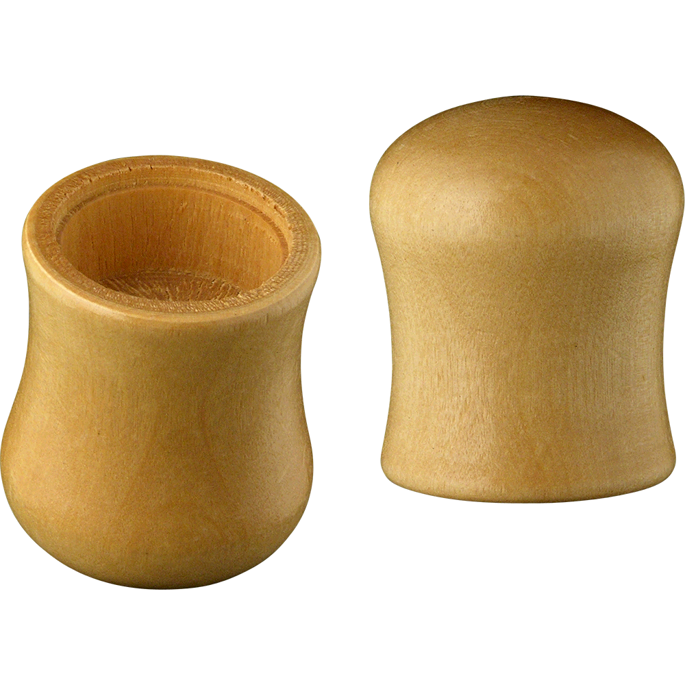 Wood massagers machined from hardwood including back massagers
