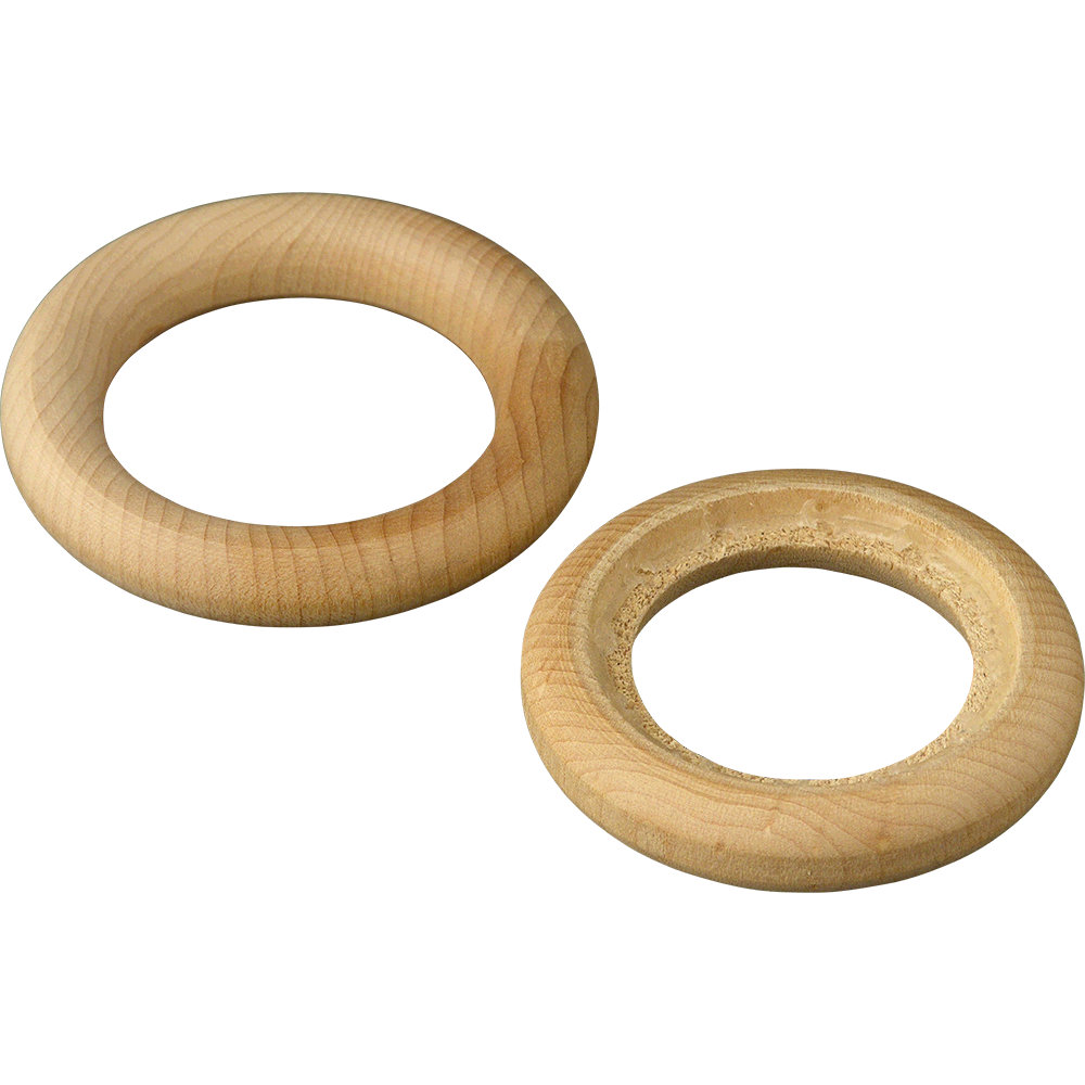 Turned or shaped napkin ring.