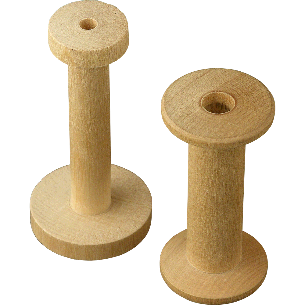 All shapes or size spools made to specification. Capabilities include the ability to provide spools for thread or other craft projects.